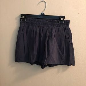 Lavender Brown navy pull on shorts